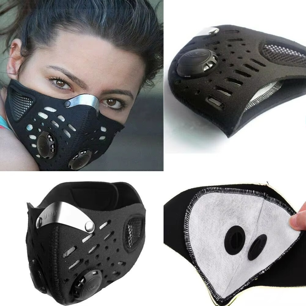 Anti Pollution Mask - 1pc Masker Wajah Dengan Filter Yang