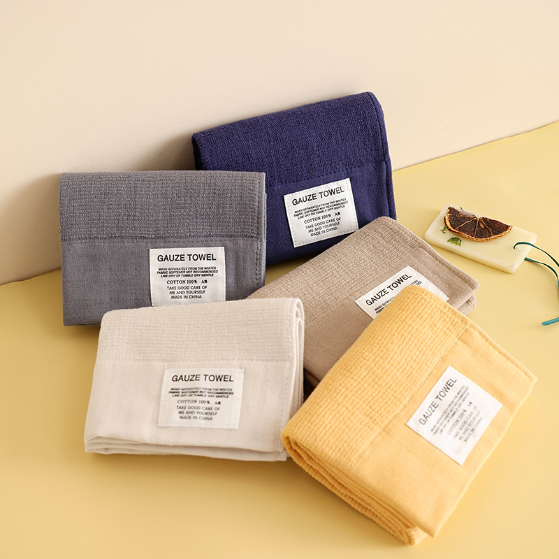 Cloth Face Mask Washable - Setelan handuk mandi katun 2/5Pcs, kain