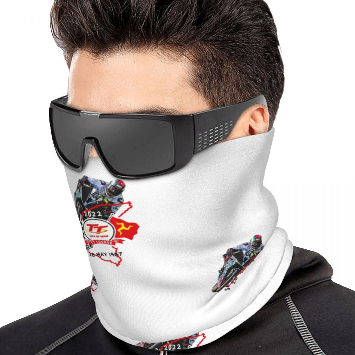 Neck Gaiter Face Cover - Isle Of Man TT Races Penutup