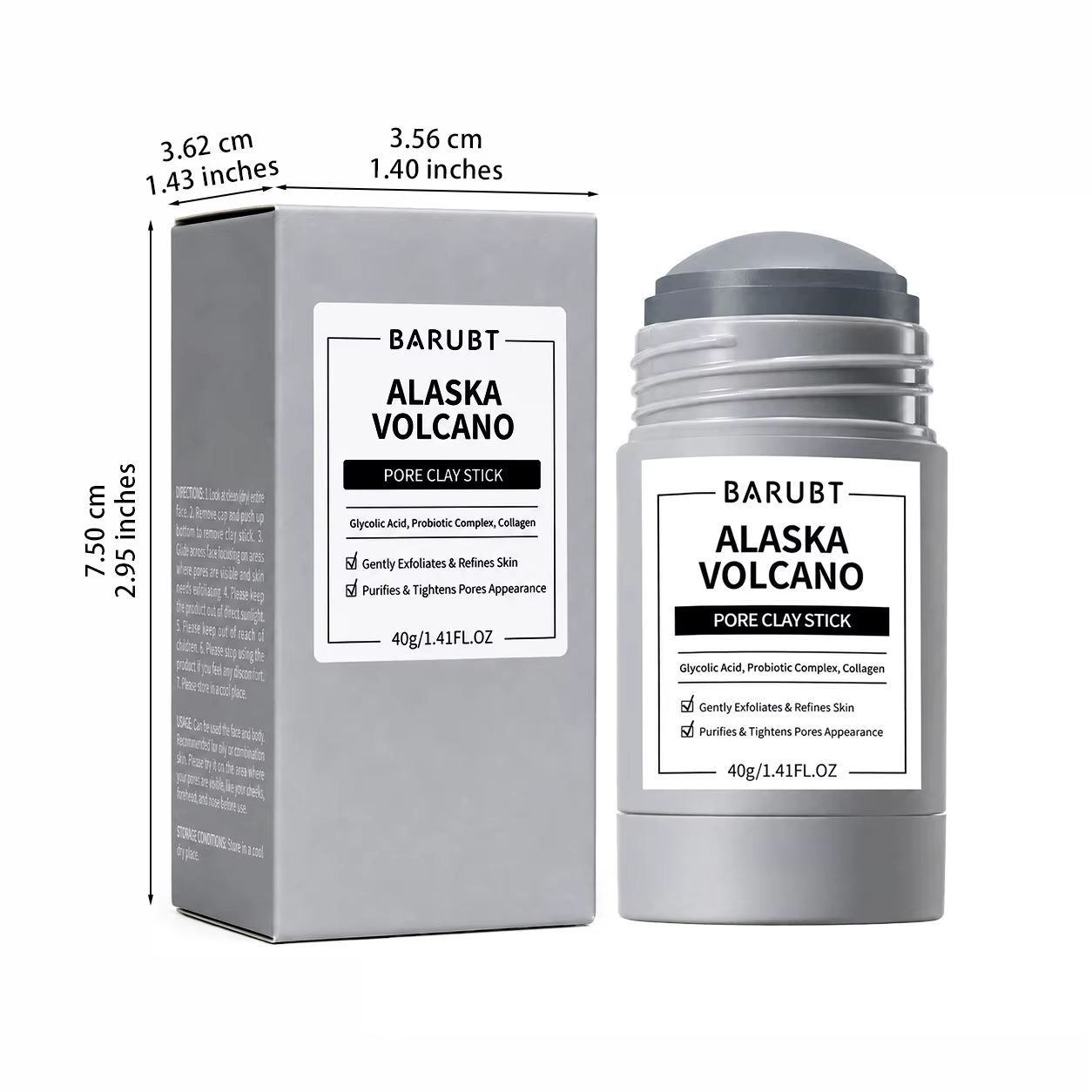 Alaska Volcano Pore Clay Stick - Dust Mask Construction ulasan dan harga