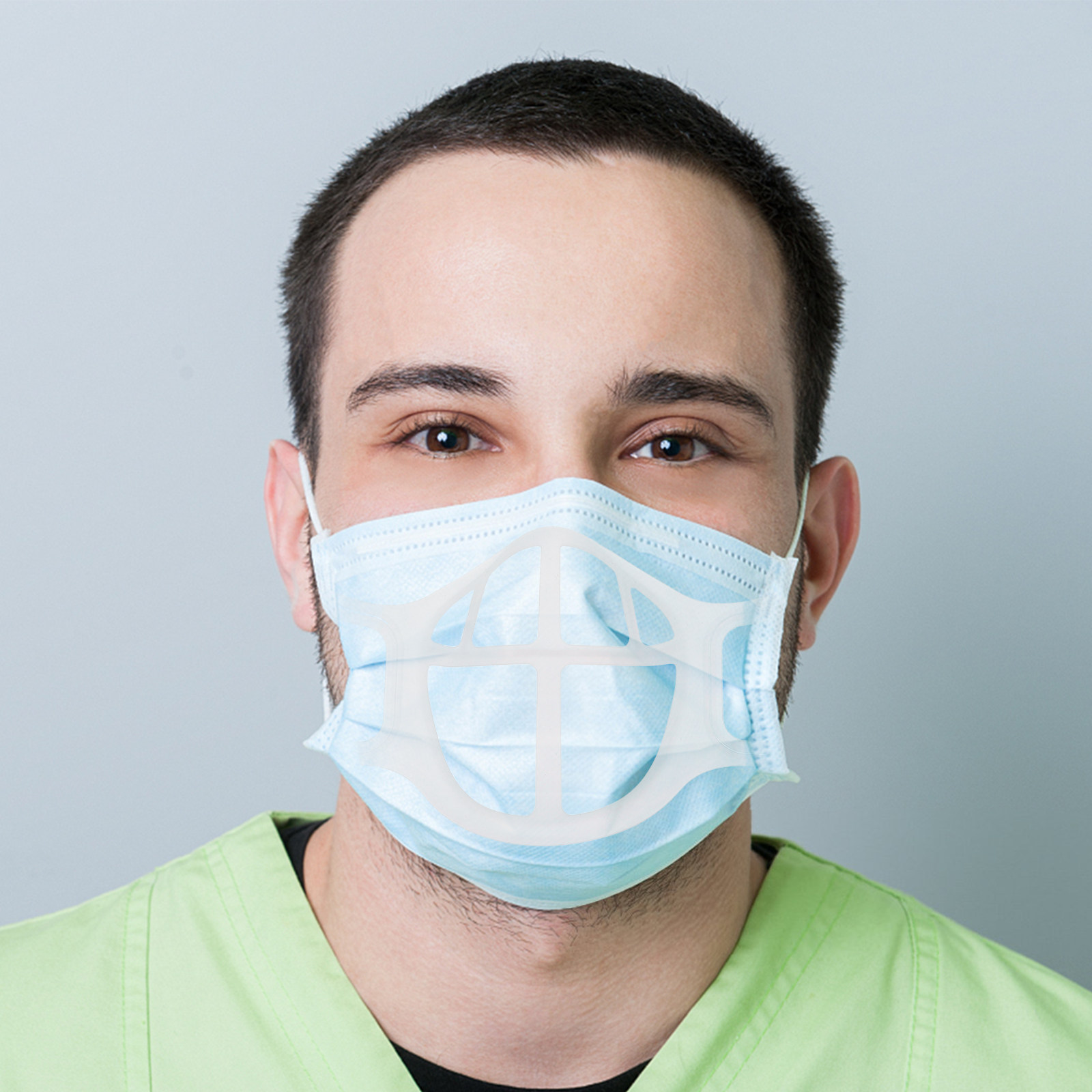 5 Buah Penyangga Masker Siliko - Silicone Mask Bracket ulasan dan harga