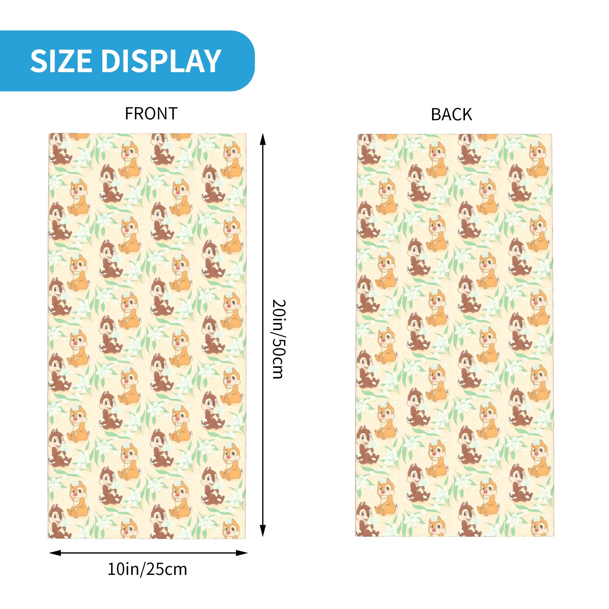 Bandana C-Chip Dan D-Dale Lucu - Neck Gaiter Face Cover ulasan dan harga