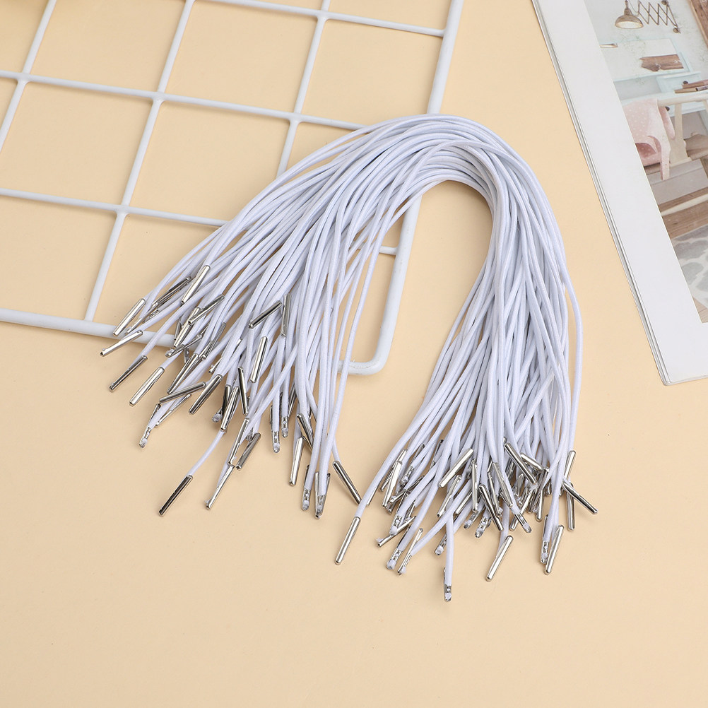 200Pcs Tali Berduri Elastis de - Mask Lanyard Adjustable ulasan dan harga