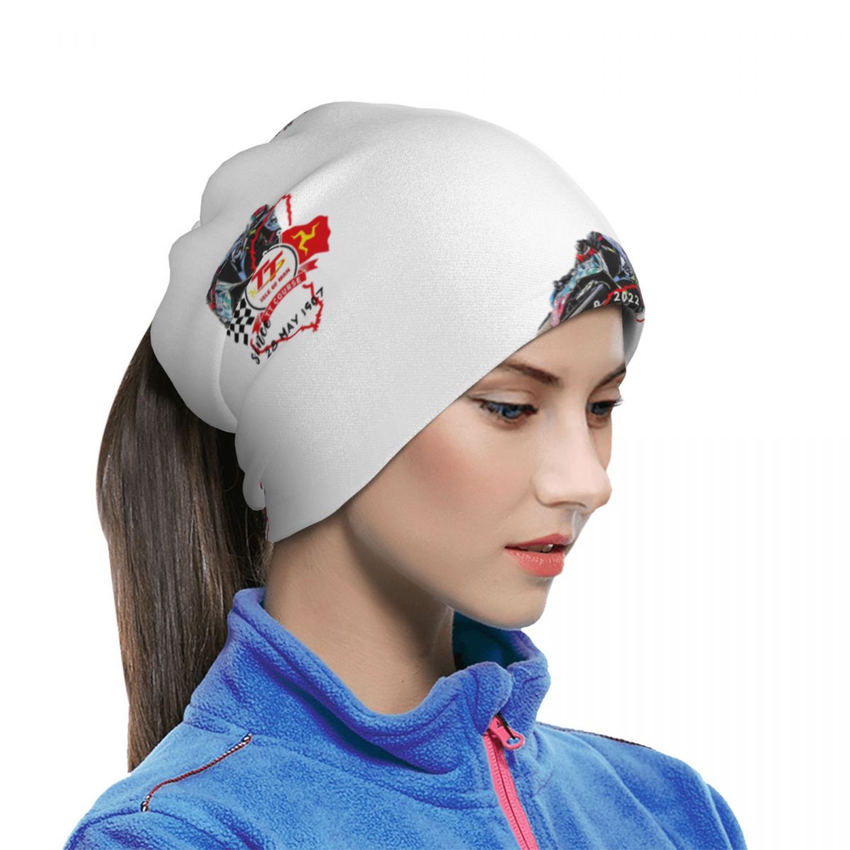 Isle Of Man TT Races Penutup L - Neck Gaiter Face Cover ulasan dan harga